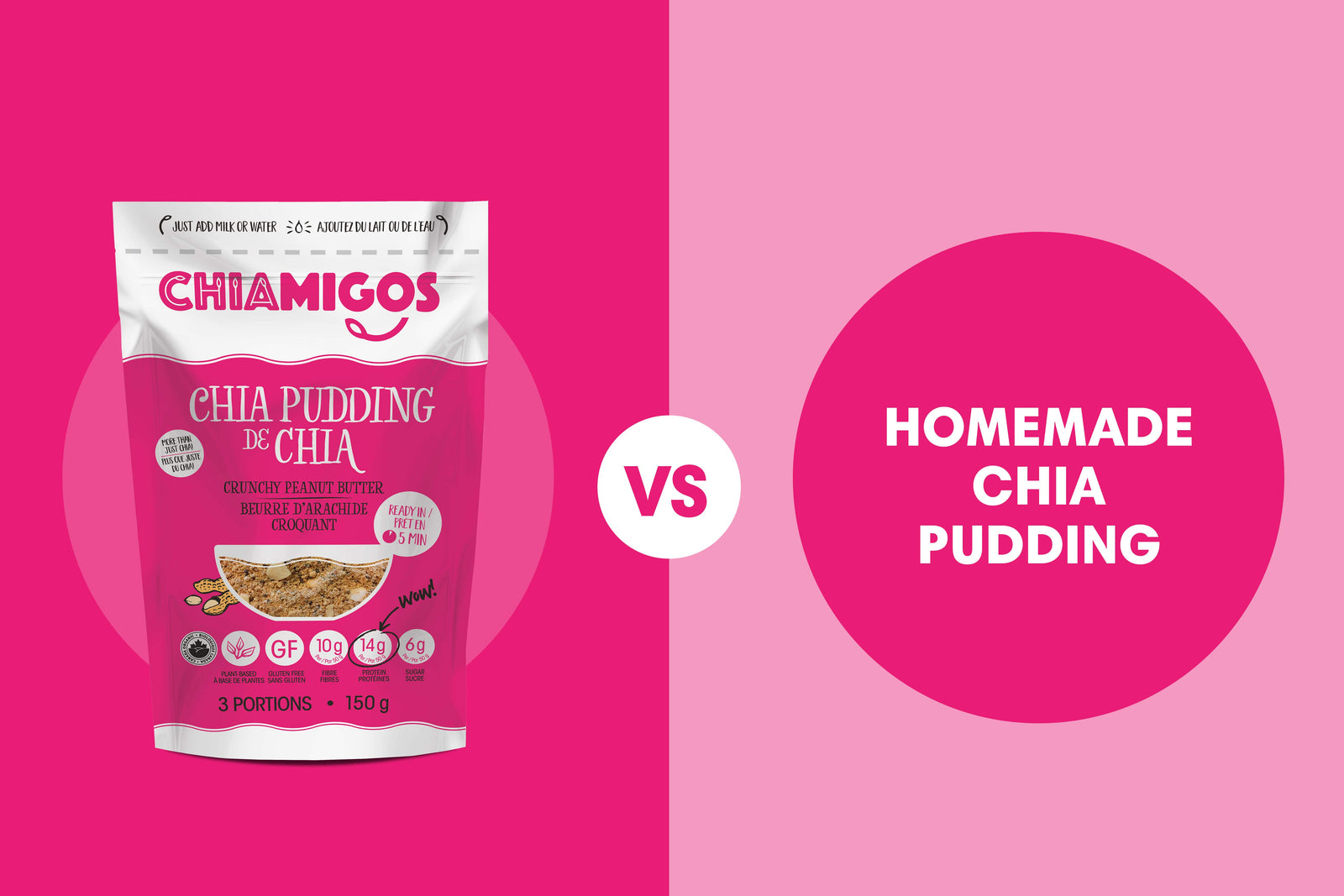 Chiamigos VS Homemade Chia Pudding