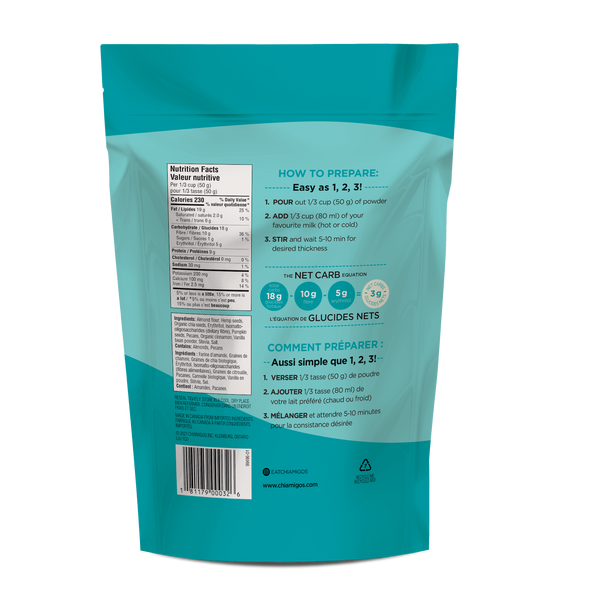 Vanilla Cinnamon (600g / 12 Servings) Chiamigos