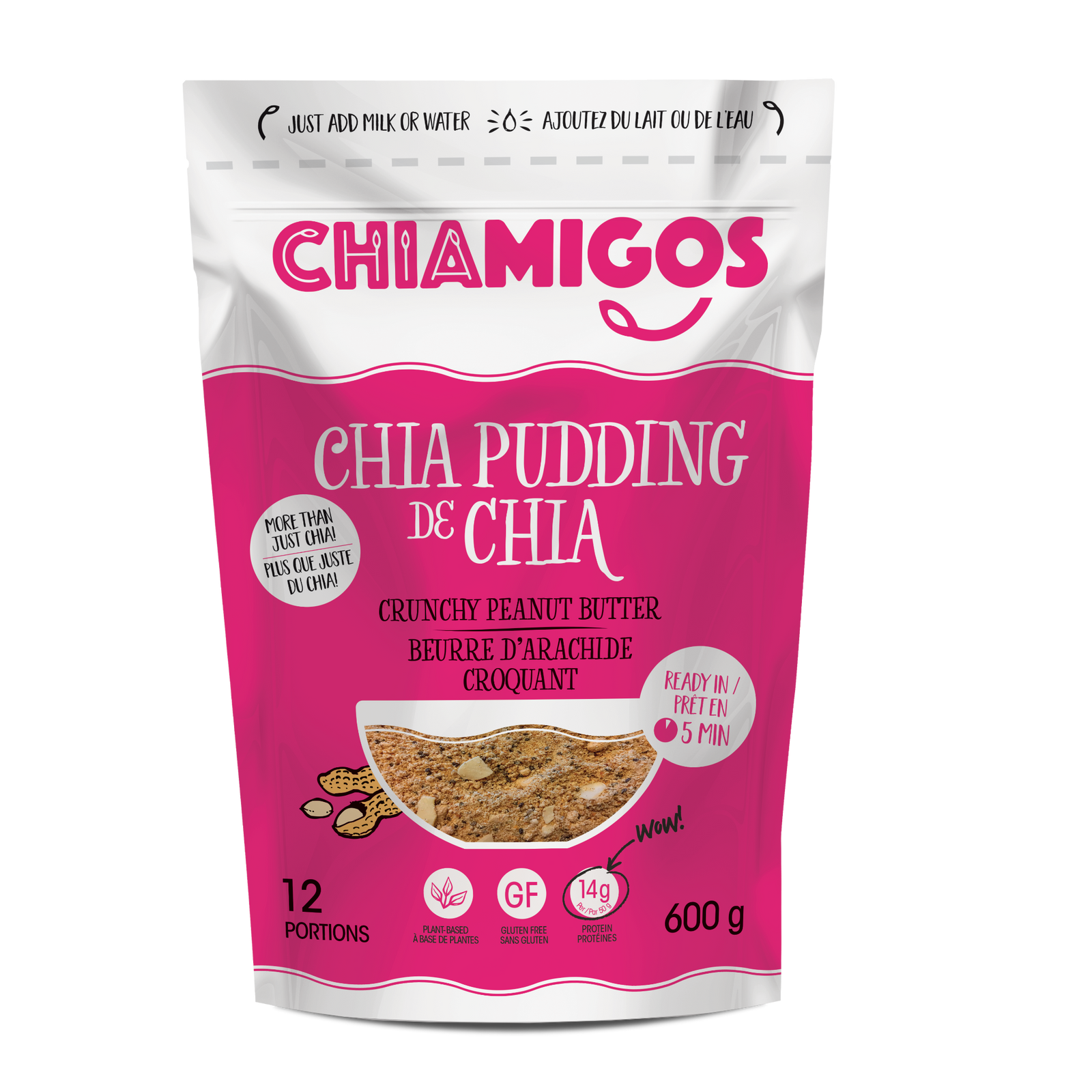 Crunchy Peanut Butter (600g / 12 Servings)